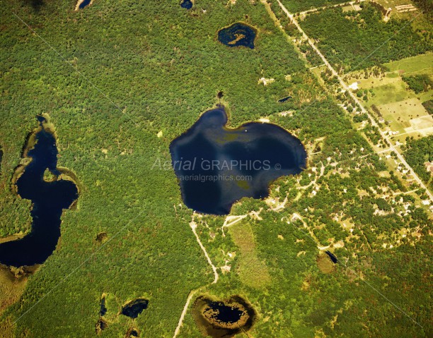 Horseshoe Lake in Ogemaw County, Michigan